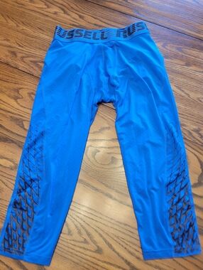 Mens Russell Cool Base Layer  Bottoms Medium Royal Blue